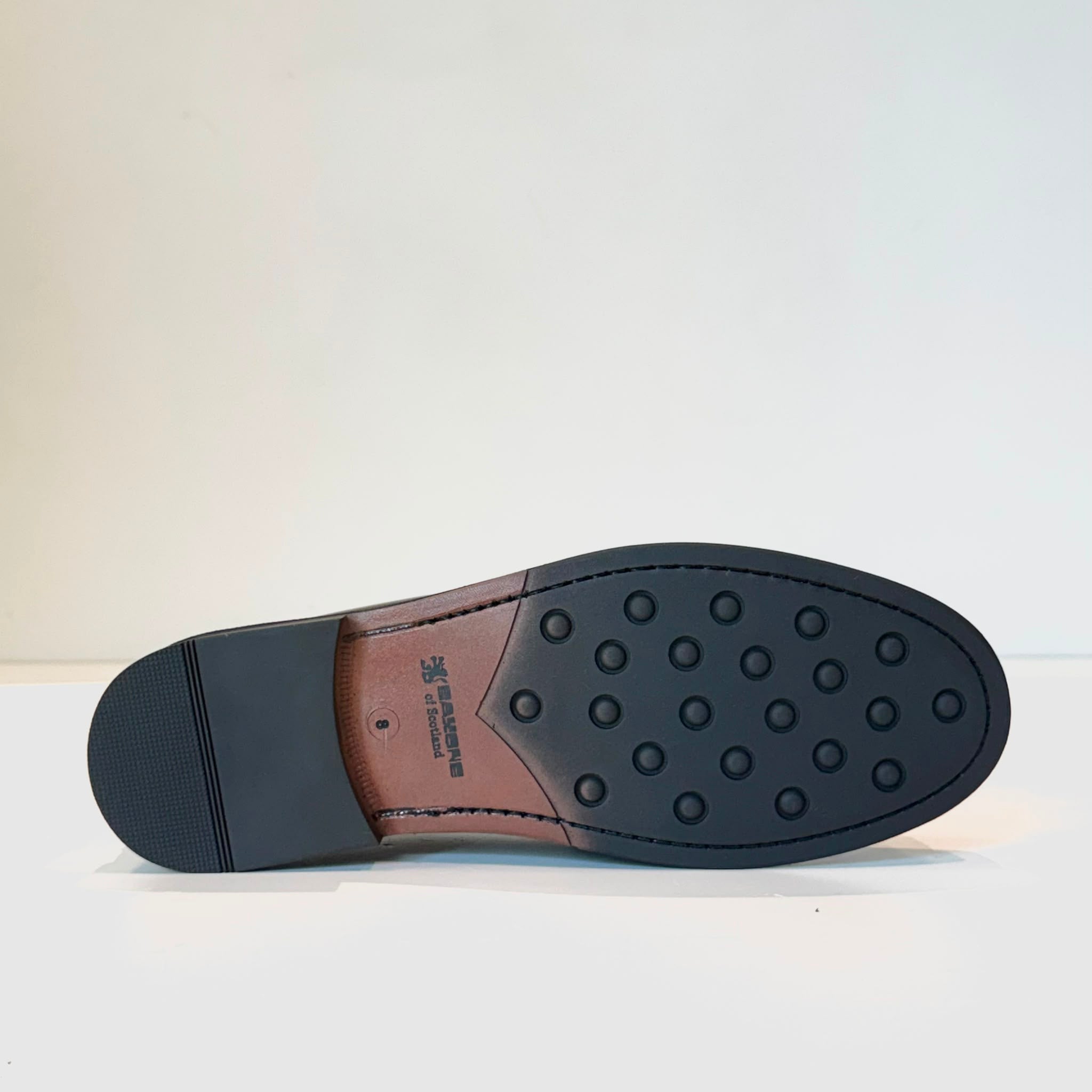 W6-Mocassino College Polished Burgundy Man