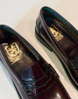 W6-Mocassino College Polished Burgundy Man