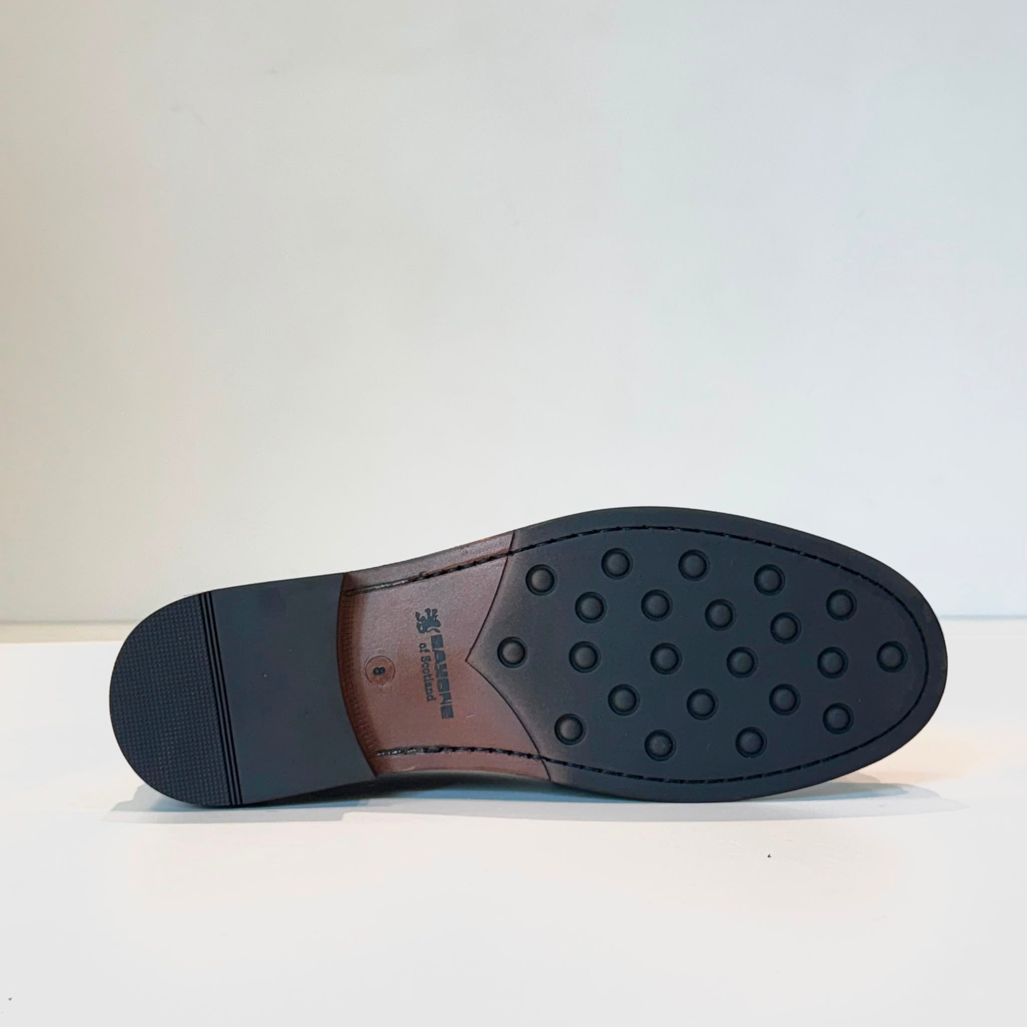 W6-Mocassino College Camoscio Dark Brown Man