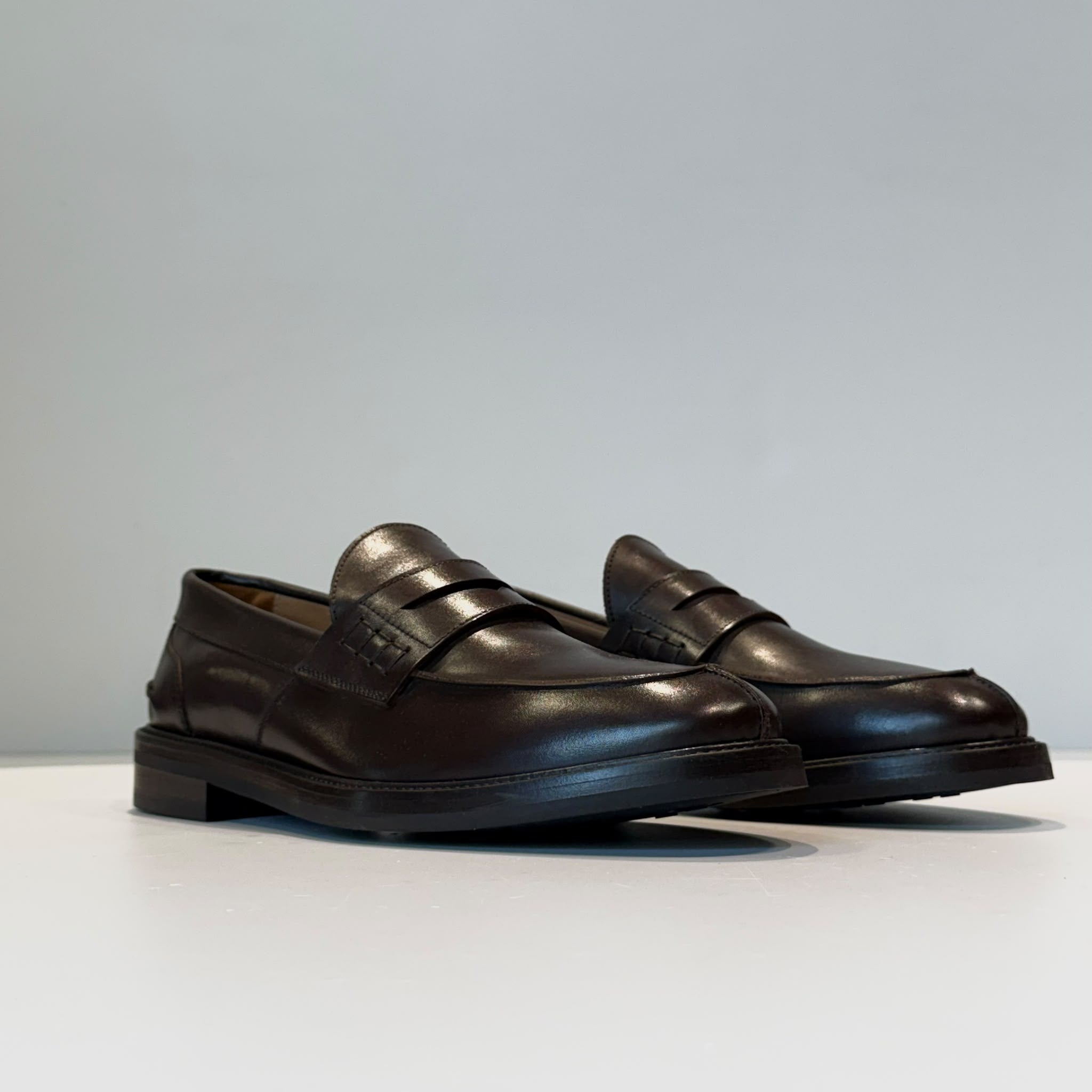 W6-GB01 Mocassino Lux Ebano Man