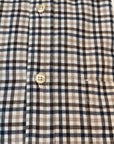 W6-RX4CLY Camicia Regular Quadri Beige Man