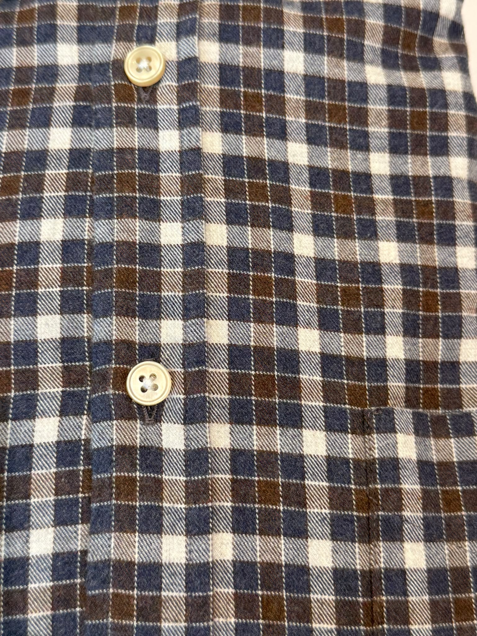 W6-RX4CLY Camicia Regular Quadri Blu Man