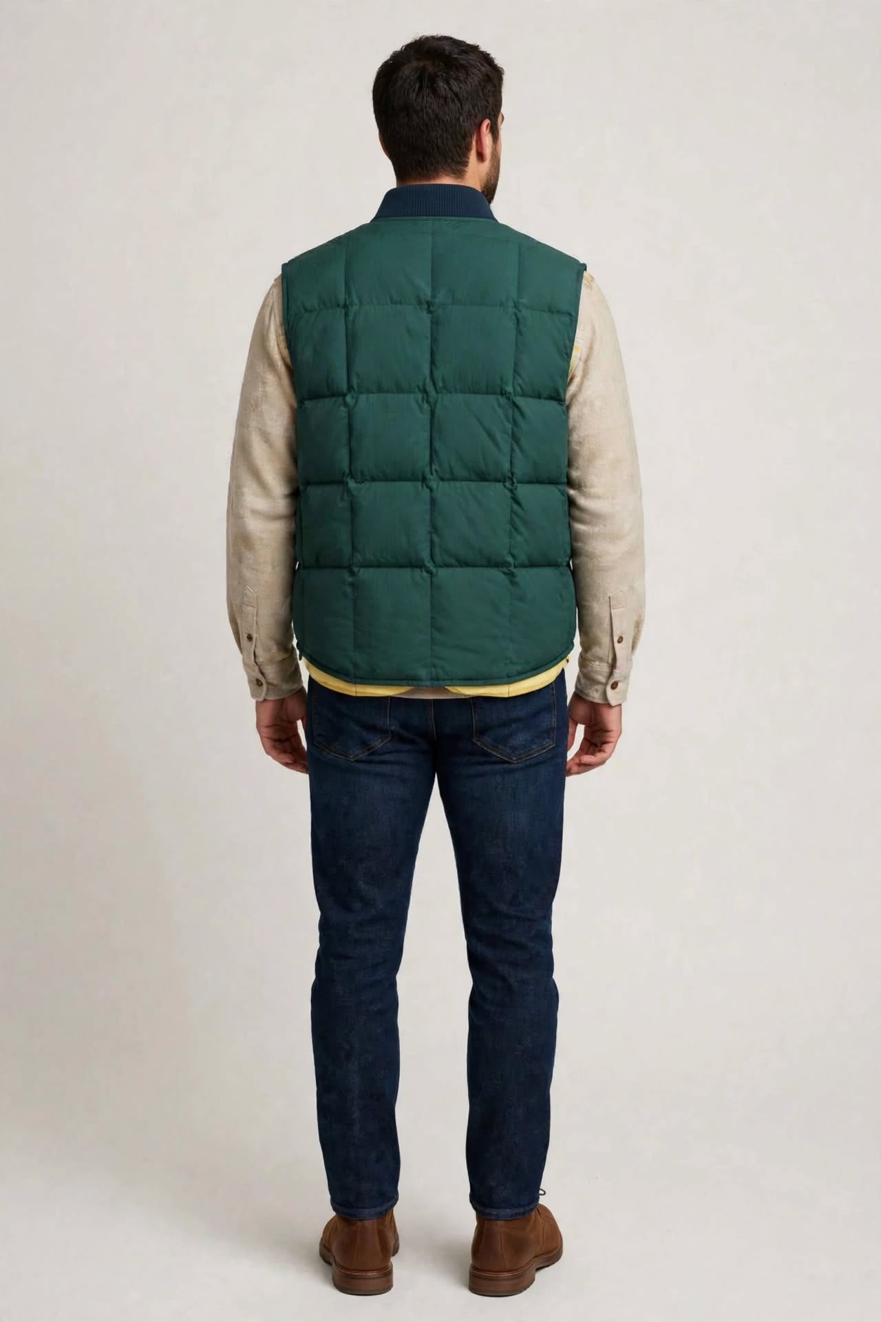 W6-SEATTLE Gilet Down Vest Forest Green Man