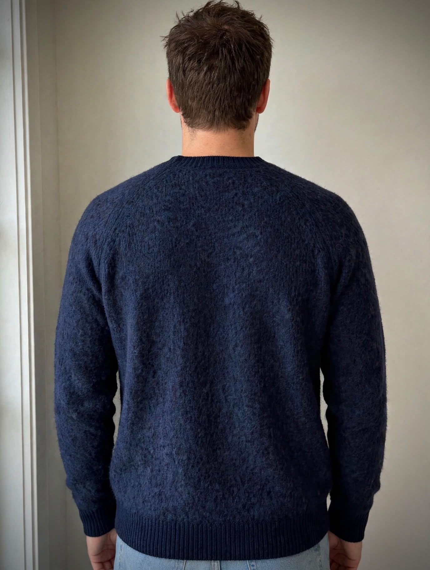 UW6-VIRGIL Maglia STEVE McQUEEN Girocollo Blu Notte Man
