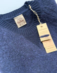 UW6-VIRGIL Maglia STEVE McQUEEN Girocollo Blu Notte Man