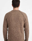 UW6-MANAGER Maglia JAMES HAMPTON Girocollo Cioccolato/Sabbia Man