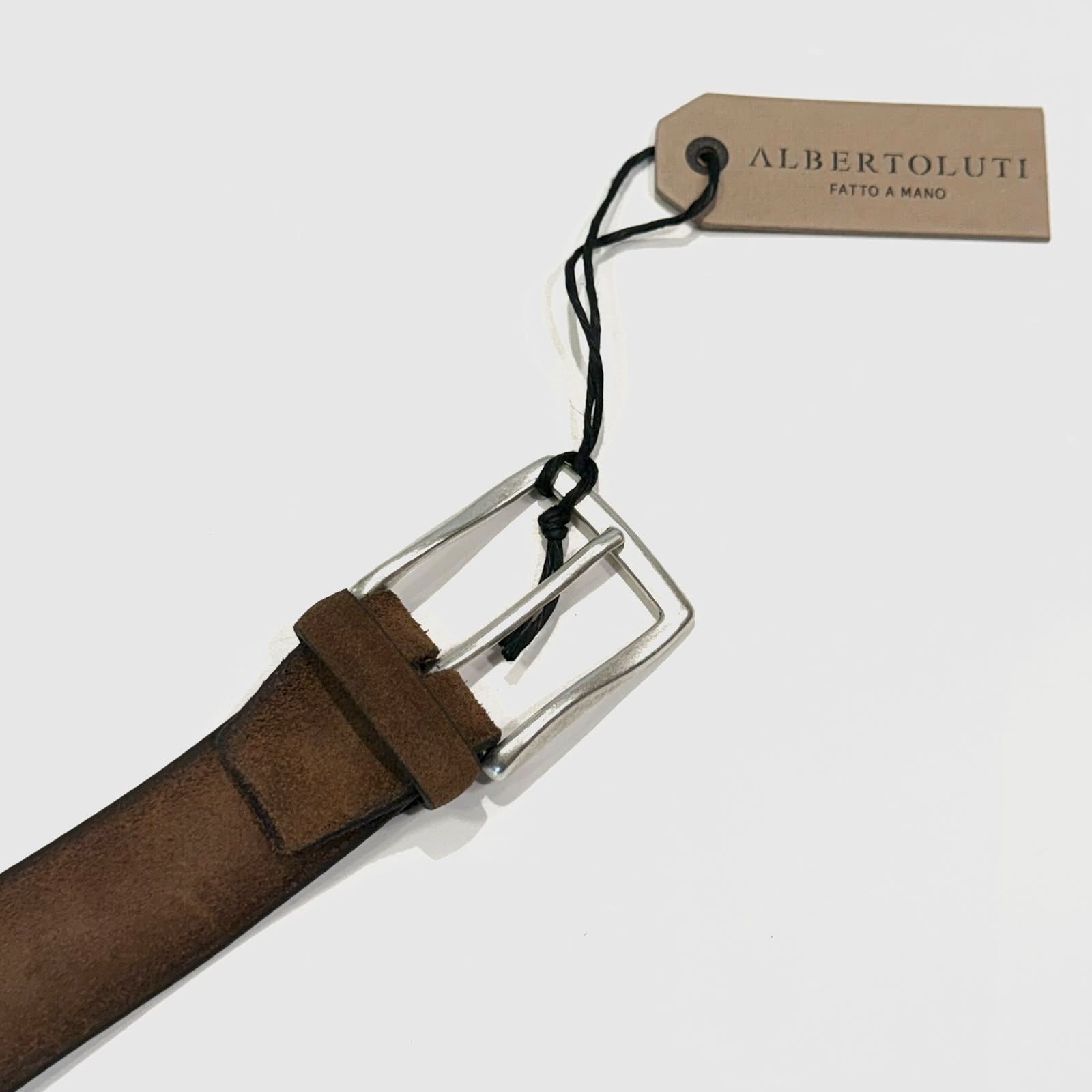09/35 Cintura Suede Vintage Tortora