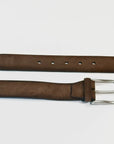 09/35 Cintura Suede Vintage Tortora