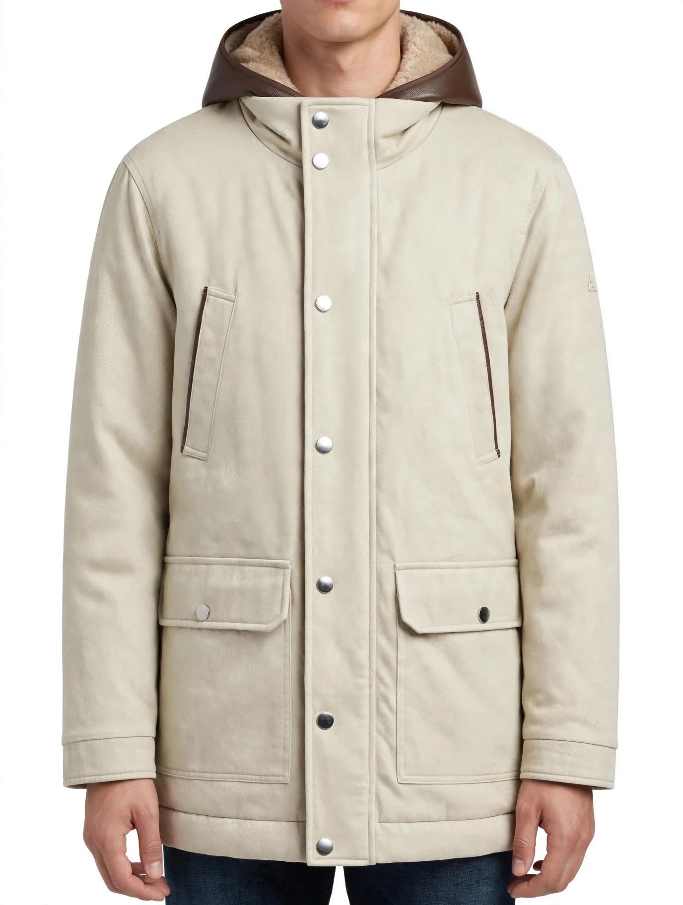 W6-0075 Parka Lungo Perla Man