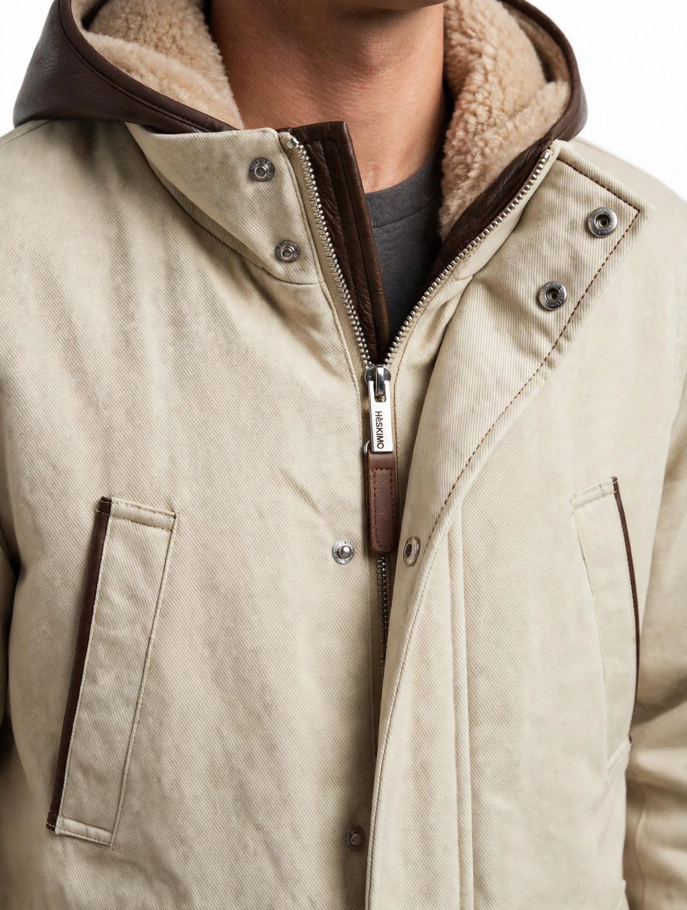W6-0075 Parka Lungo Perla Man