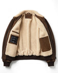 W6-0049 Giubbino Montone Suede Moro Man