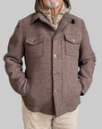 W6-PERCY449 Overshirt Cioccolato Man
