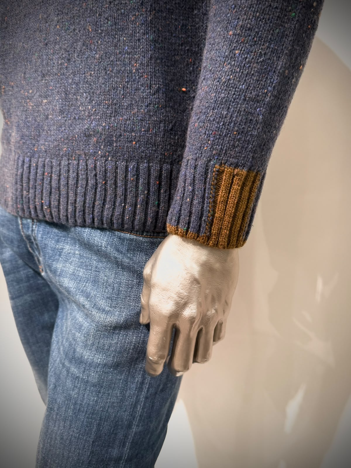 W6-MIX Maglia Girocollo Jeans Man