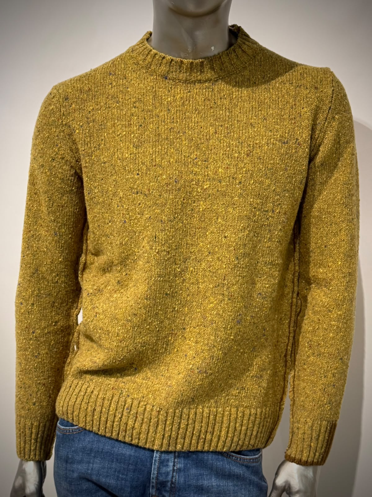 W6-MIX Maglia Girocollo Ocra Man