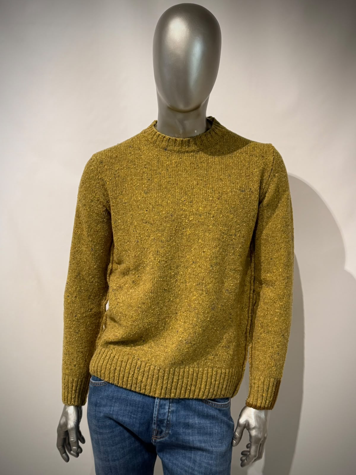 W6-MIX Maglia Girocollo Ocra Man