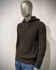 W6-TOMMY Maglia Lupetto Collo Zip Militare Man