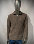 W6-0248 Polo Zip Costa Inglese Corda78 Man