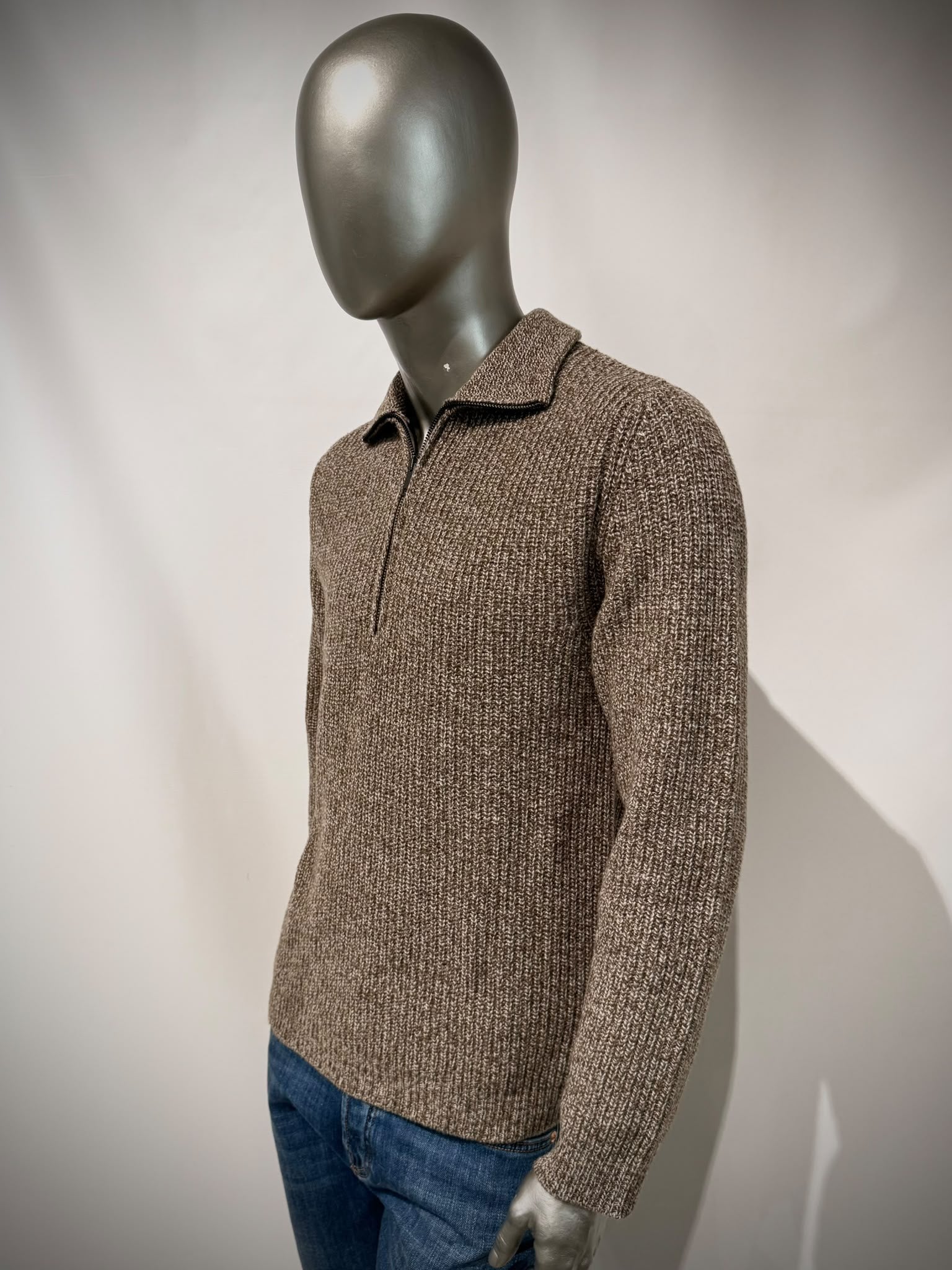 W6-0248 Polo Zip Costa Inglese Corda78 Man