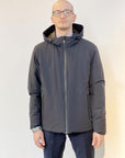 4005 GS TECH Softshell Corto Cappuccio Blu Man