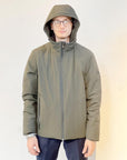 4005 GS TECH Softshell Corto Cappuccio Militare Man