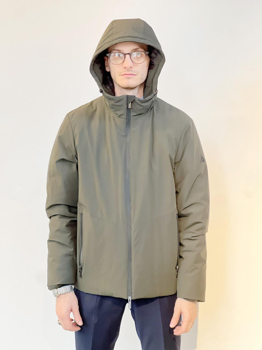 4005 GS TECH Softshell Corto Cappuccio Militare Man