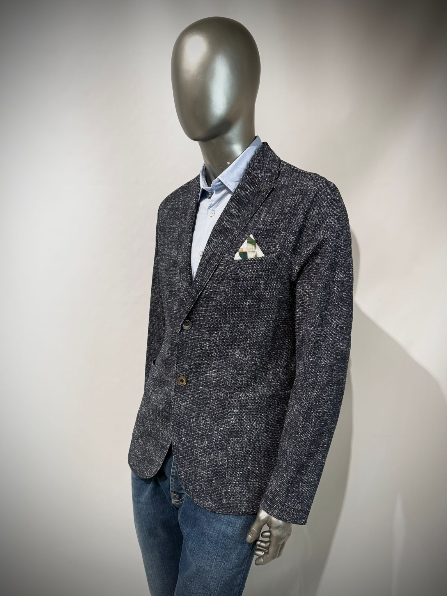 S6-EASY585 Giacca Monopetto Notte Man