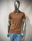 S6-3011 Polo Cotone Camel Man