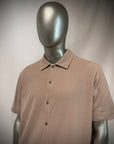 S6-4290 Camicia Manica Corta Costina Fango Man