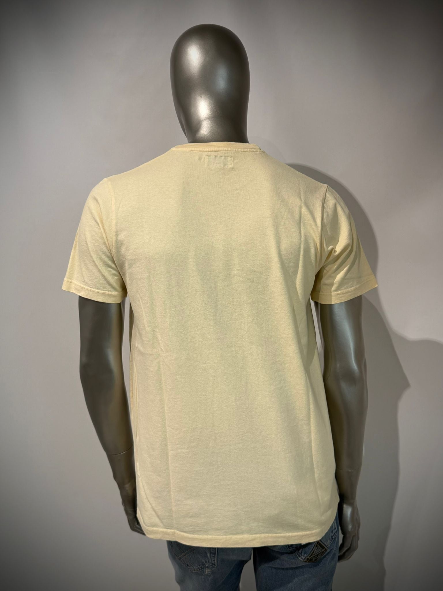 US6- T-Shirt Pocket Jersey Light Yellow Man