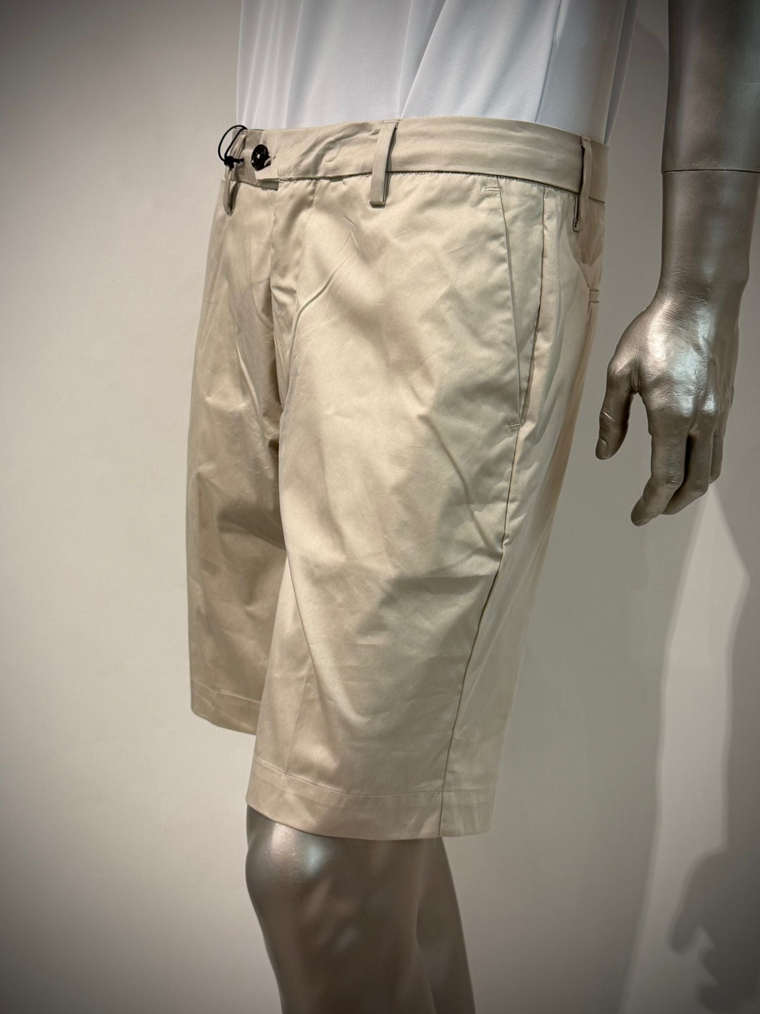 S6-2004 BERMUDA SUPIMA Cotton Stretch Tortora Man
