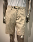 S6-2004 BERMUDA SUPIMA Cotton Stretch Tortora Man