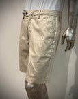 S6-2004 BERMUDA SUPIMA Cotton Stretch Tortora Man