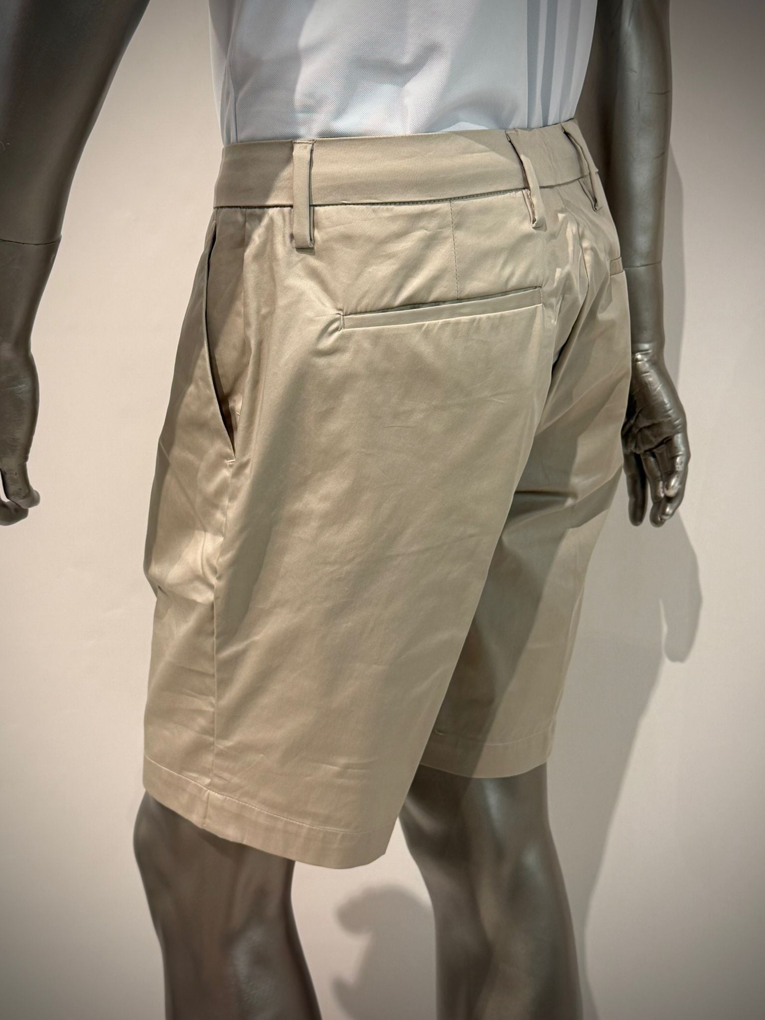 S6-2004 BERMUDA SUPIMA Cotton Stretch Tortora Man