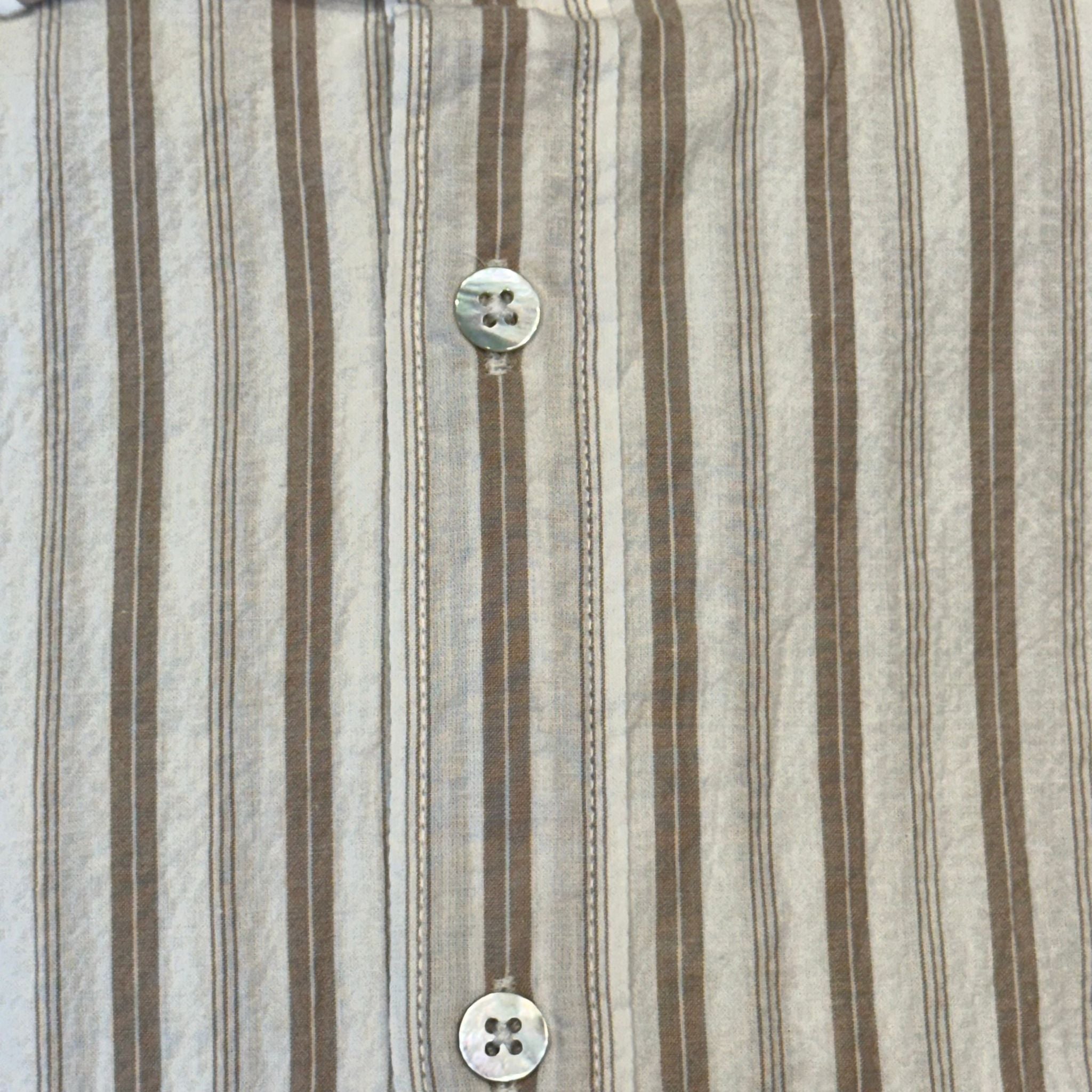 S6-1420 Camicia Rigata Beige Man