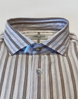 S6-1420 Camicia Rigata Beige Man