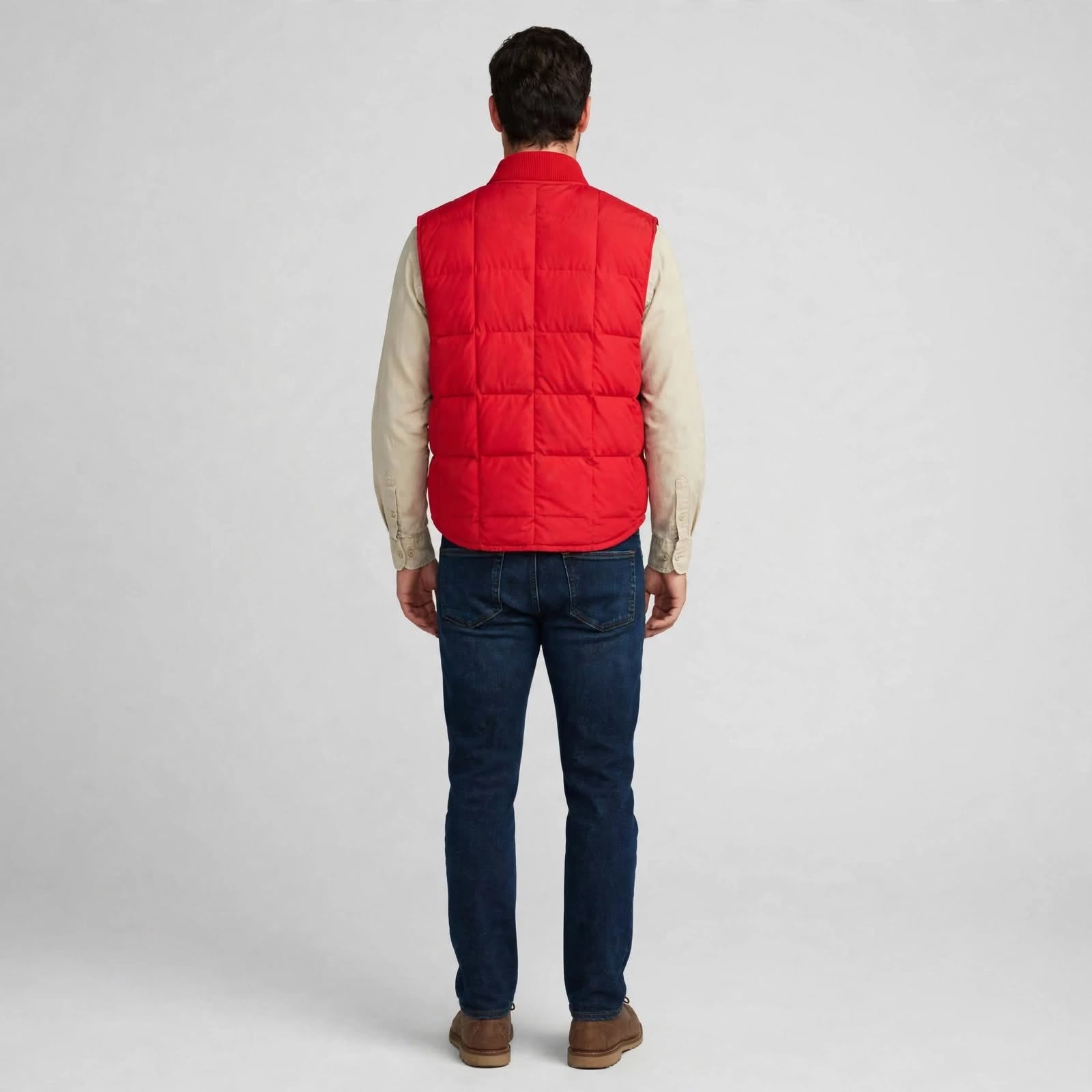 W6-SEATTLE Gilet Down Vest Rescue Red Man