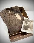 UW6-MANAGER Maglia JAMES HAMPTON Girocollo Cioccolato/Sabbia Man