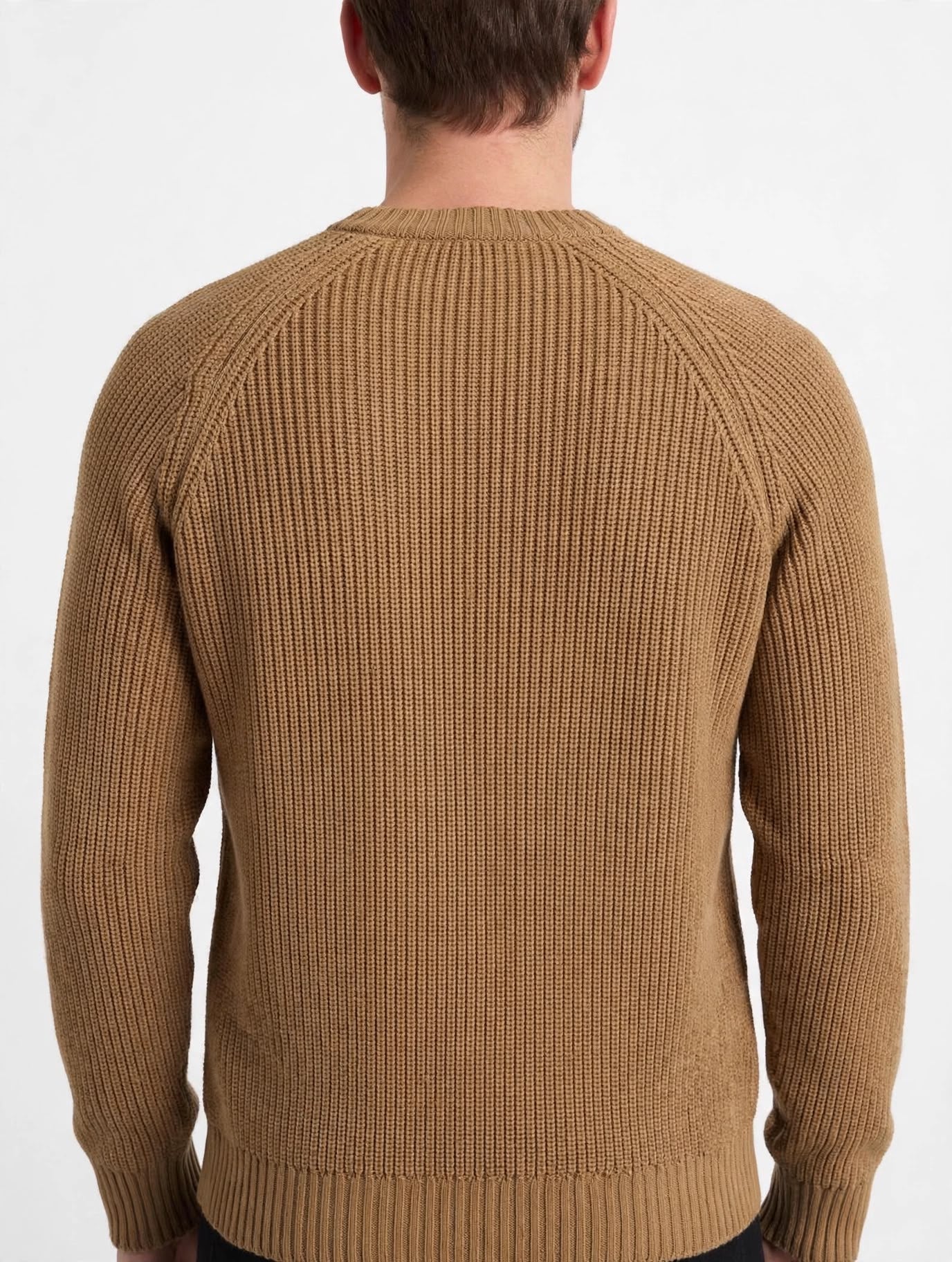 UW6-REBEL Maglia JAMES DEAN Gircollo Cammello Man
