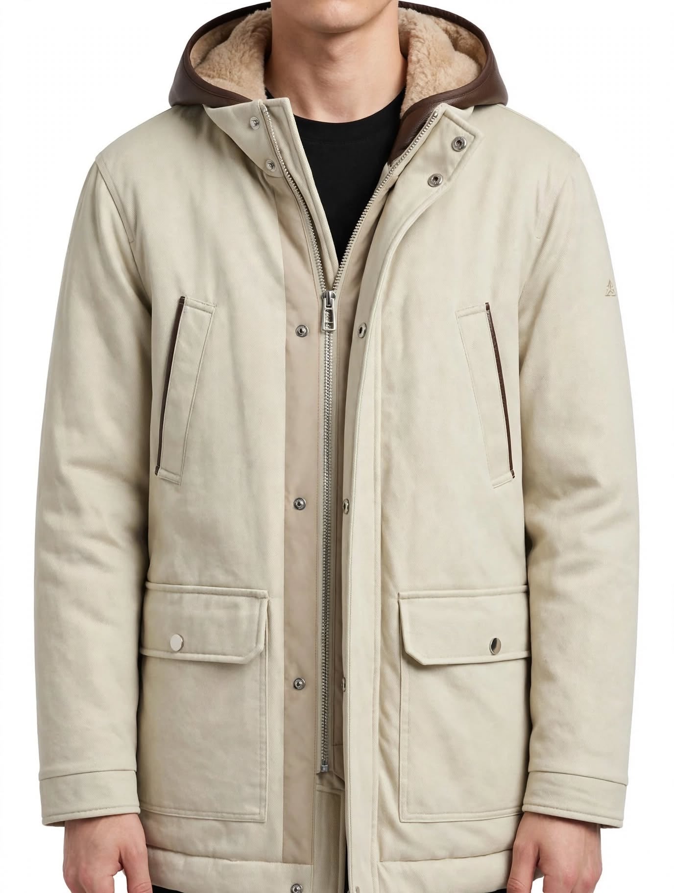 W6-0075 Parka Lungo Perla Man