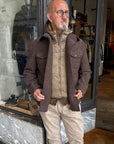W6-PERCY449 Overshirt Cioccolato Man