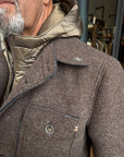 W6-PERCY449 Overshirt Cioccolato Man