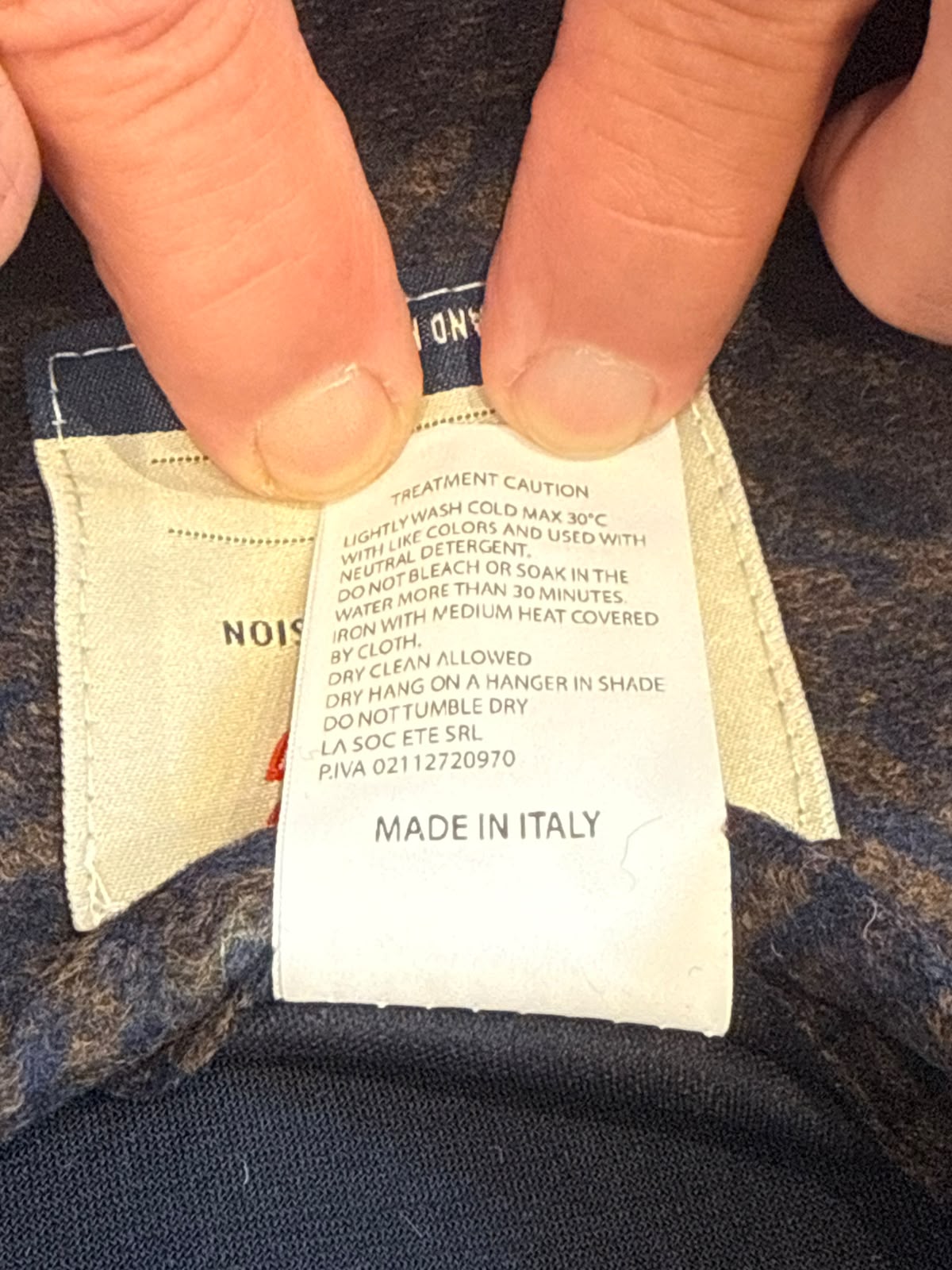 W6-PERCY449 Overshirt Cioccolato Man