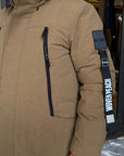 W6-SOILMARK Long Down Jacket Brown Man