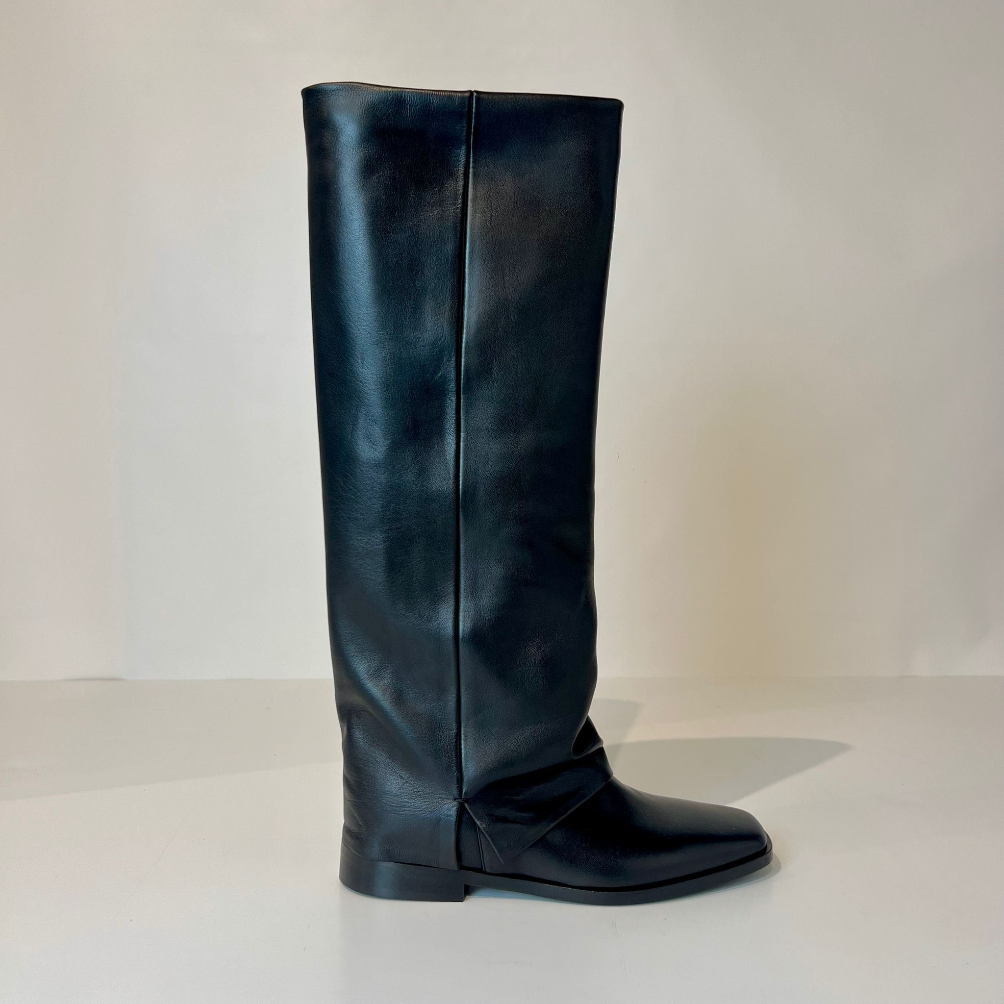 W5-9525 Stivale Alto Ghetta Glove Nero