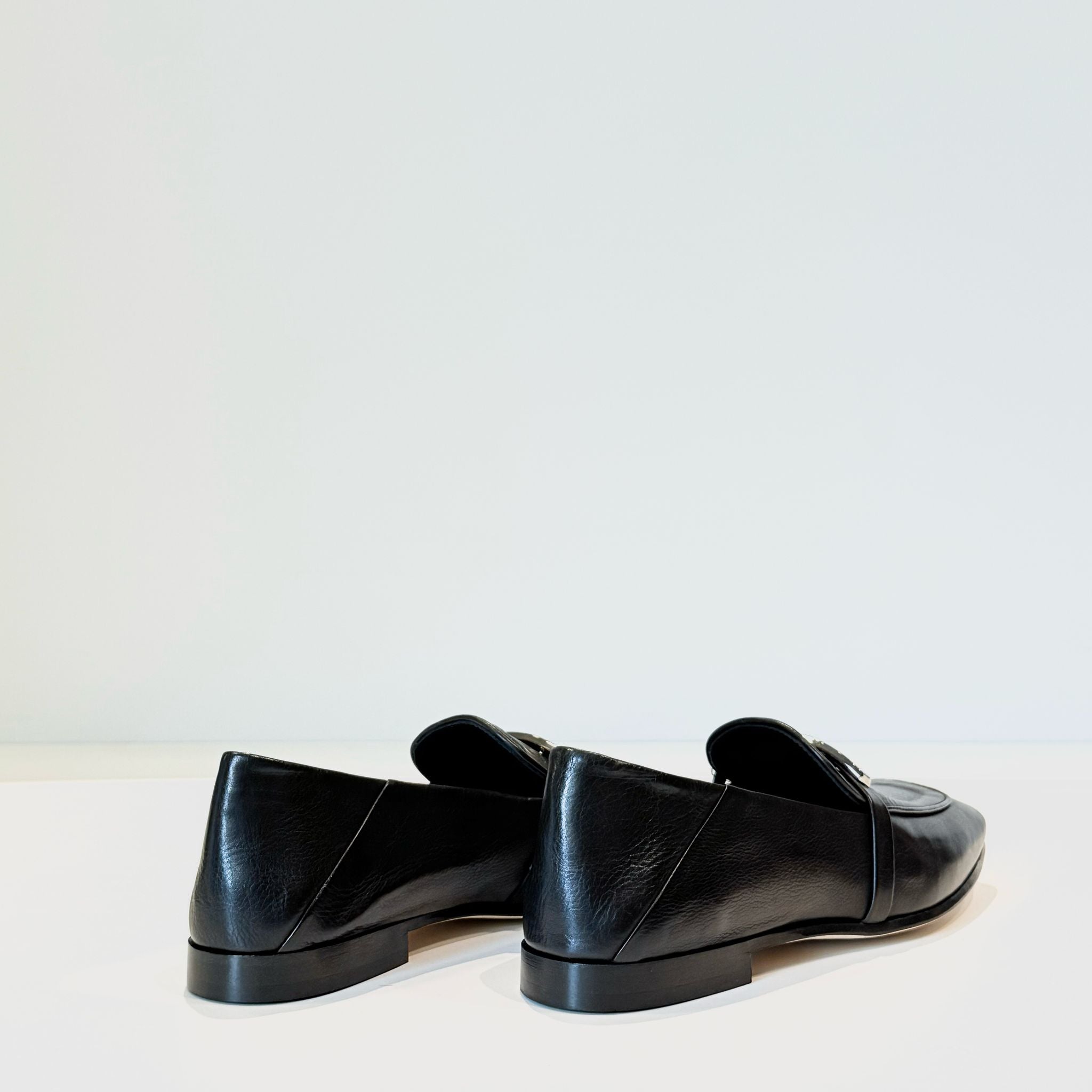 S5-9104 Mocassino Fibbia Nero