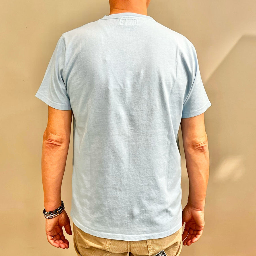 Pocket T-Shirt Jersey Azzurro Man