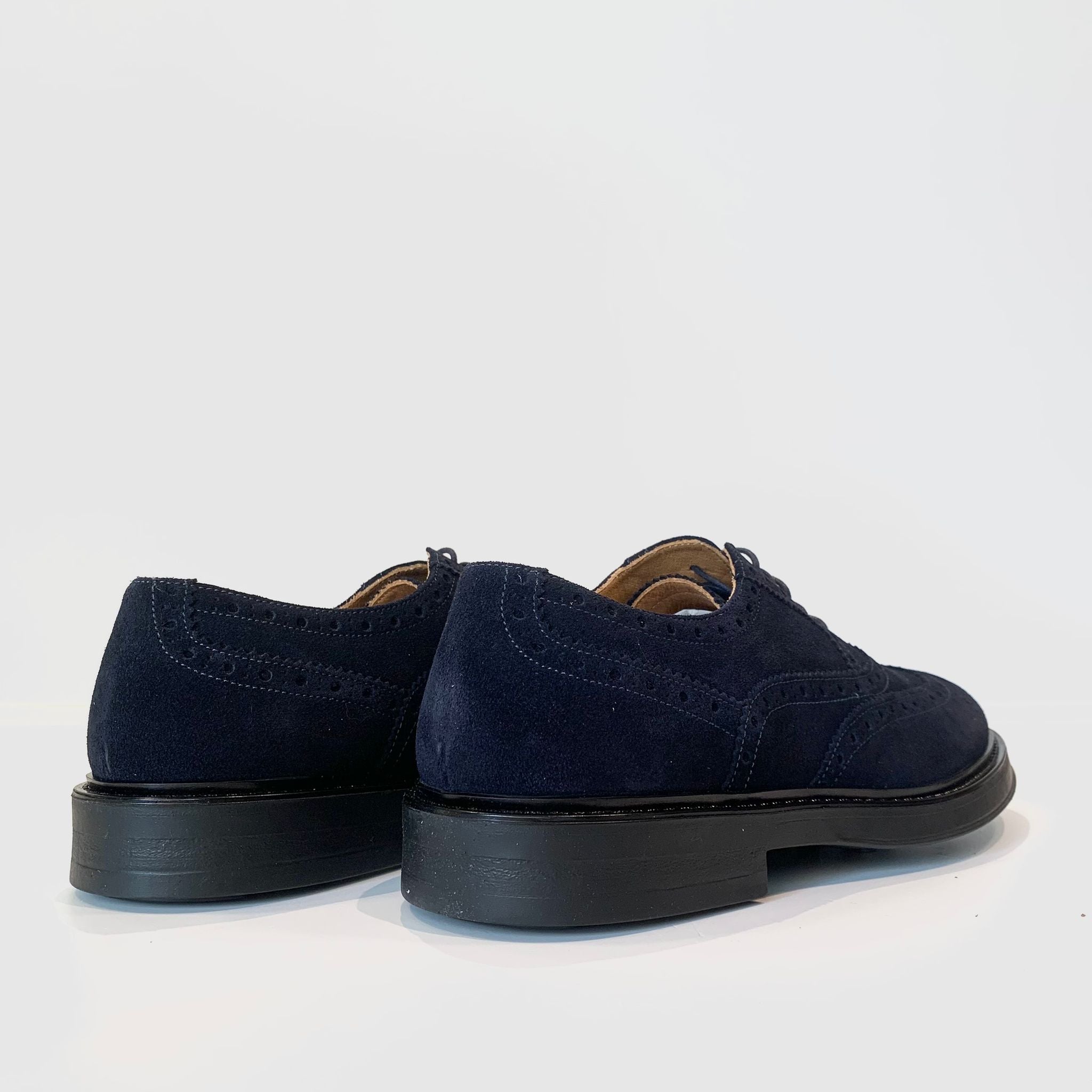 W5-080 Francesina Coda di Rondine Camoscio Blu Man