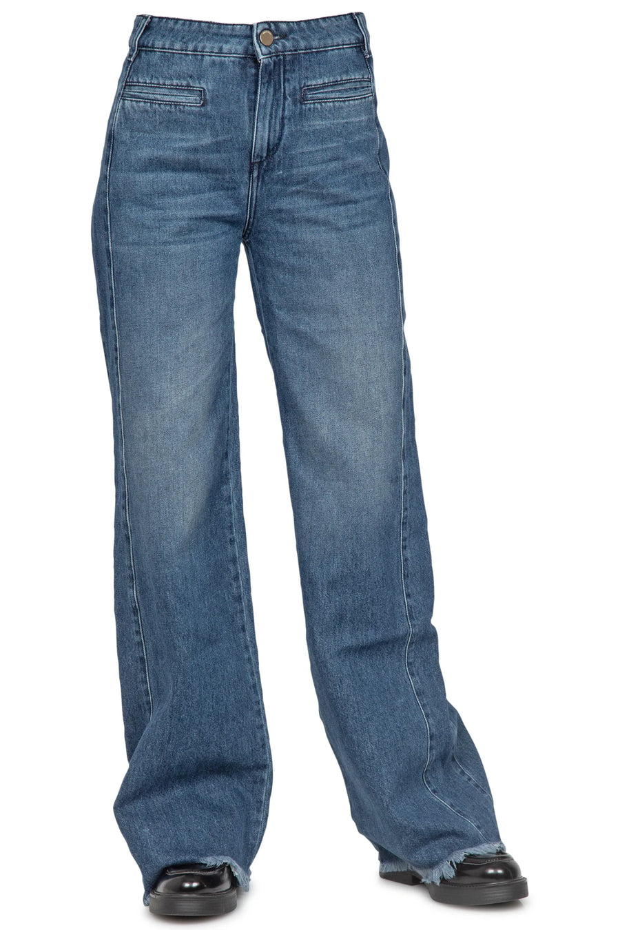 W4-26013 Jeans Wide Sfrangiato