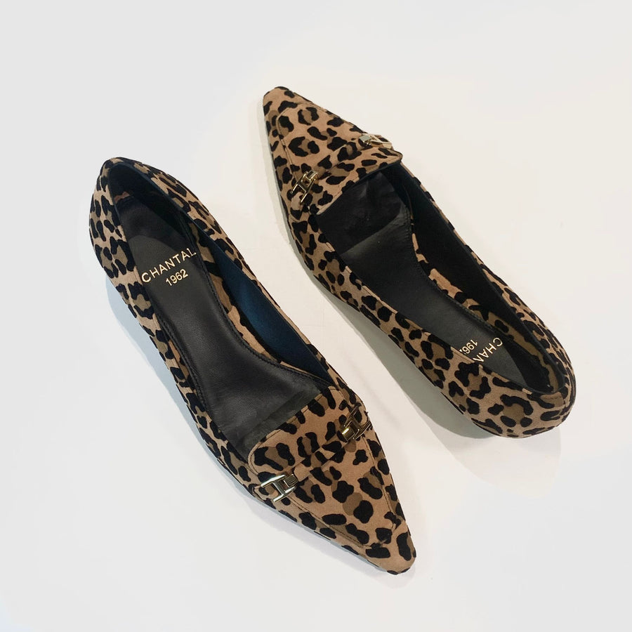 W4-2404 Decollete "Kitten" Leopardo