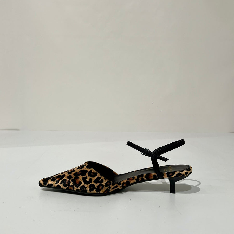 W5-2680 Slingback Velluto Leopard